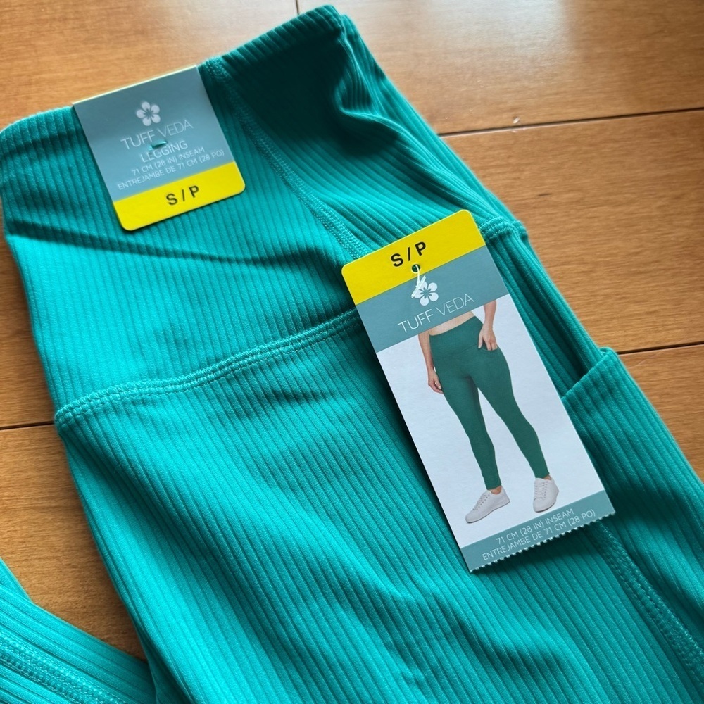 Tuff Green High-Waisted Leggings - Picture 2 of 10